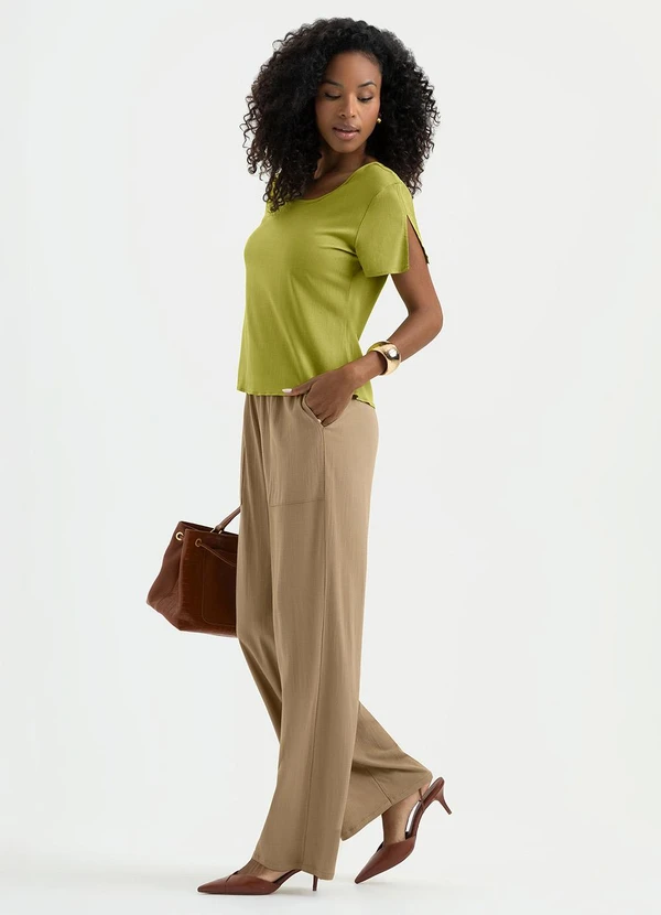 Cativa - Blusa em Viscose Verde 4