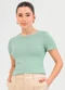 Cativa - Blusa em Viscose Marrom - variação: Verde