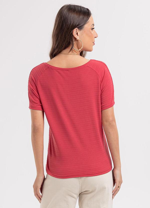 Habana - Blusa em Viscose Vermelho 2