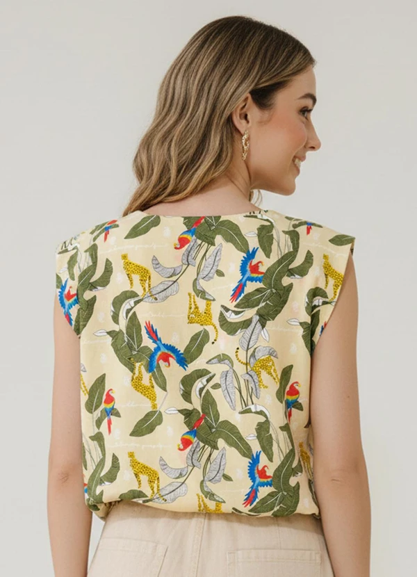 Fakini - Blusa Est. Baunilha 2