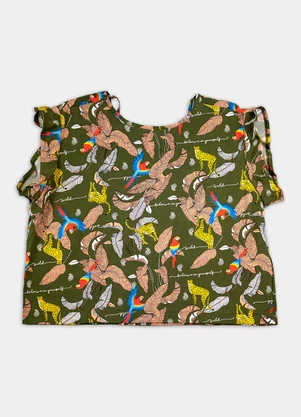Fakini - Blusa Est.Verde - FAKINI