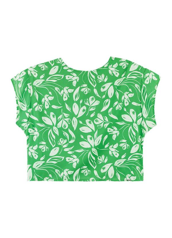 Rezzato - Blusa Estampa Geométrica Adulto Feminino Verde