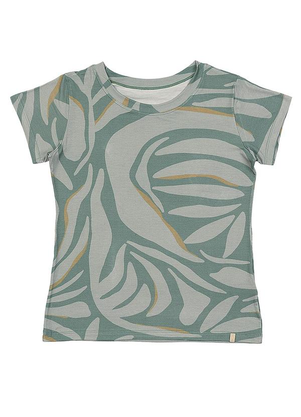 Soft Bonni - Blusa Estampada Adulto Feminino Verde
