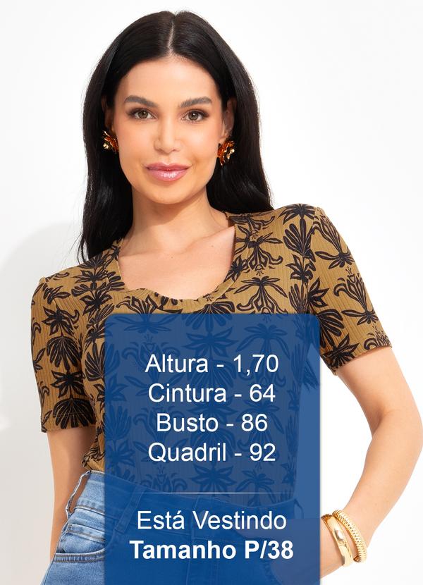 Colcci - Blusa Estampada Bege 5