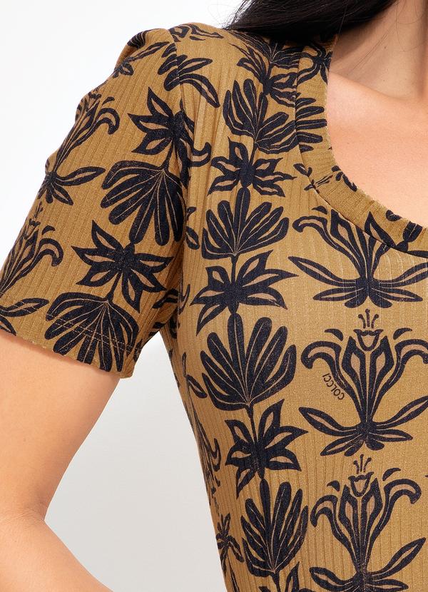 Colcci - Blusa Estampada Bege 7