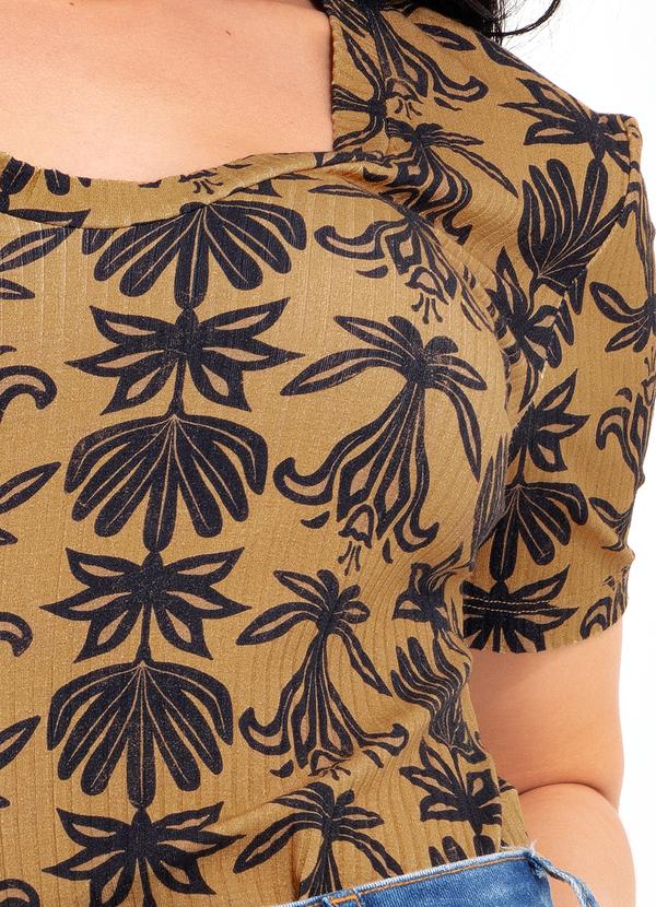 Colcci - Blusa Estampada Bege 8