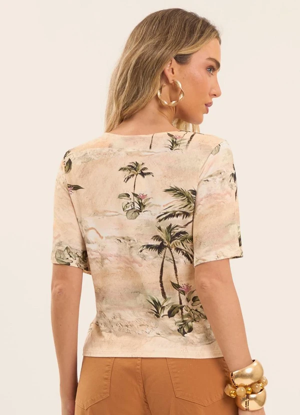 Doce Trama - Blusa Estampada Boho Estampado 2