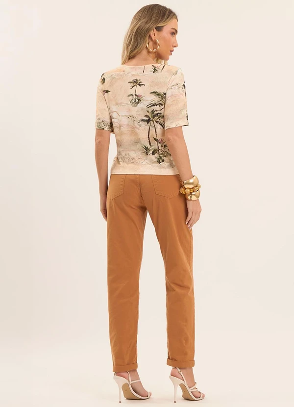 Doce Trama - Blusa Estampada Boho Estampado 4