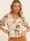 Doce Trama - Blusa Estampada Boho Estampado - variação: Estampado