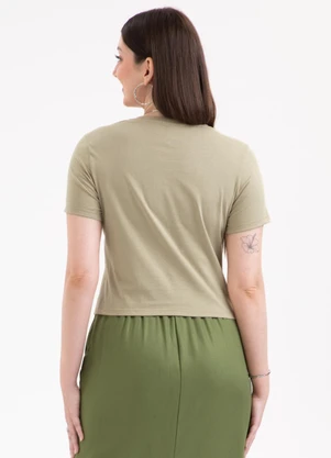 Habana - Blusa Estampada em Algodão Marrom - HABANA