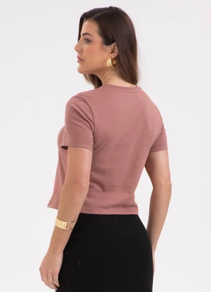 Habana - Blusa Estampada em Algodão Rosa - HABANA