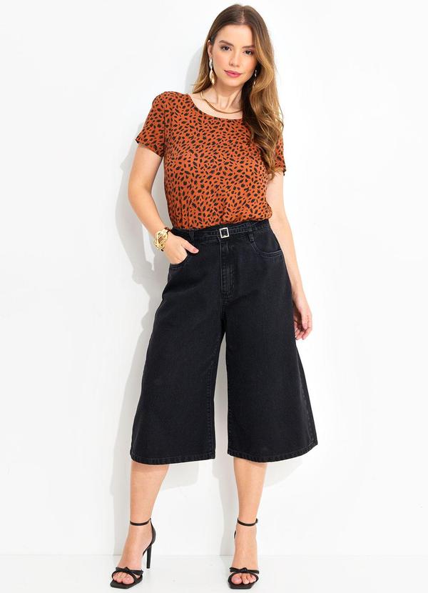 Quintess - Blusa Estampada em Malha de Viscose 5