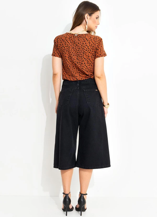 Quintess - Blusa Estampada em Malha de Viscose 4