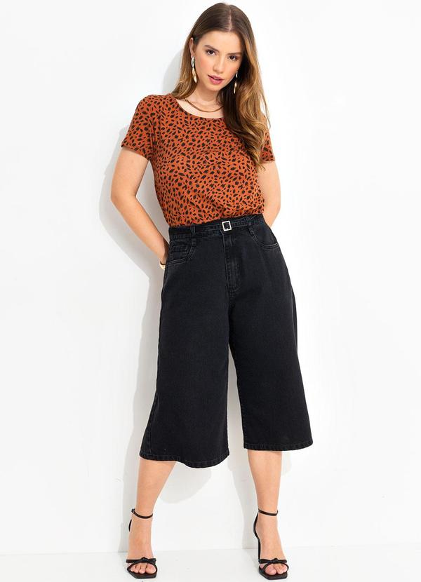 Quintess - Blusa Estampada em Malha de Viscose 3