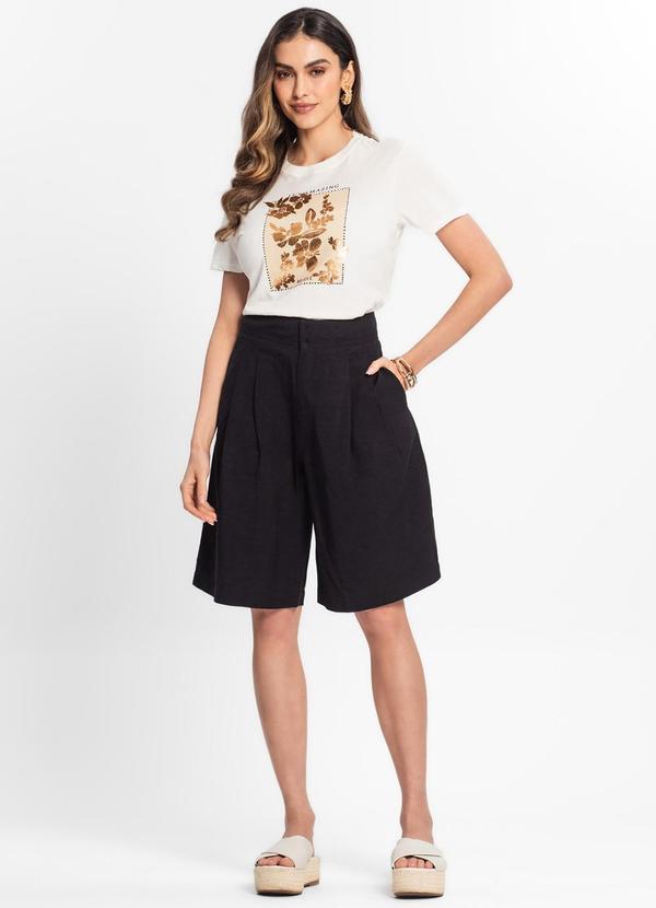 Select - Blusa Estampada Feminina Bege 3