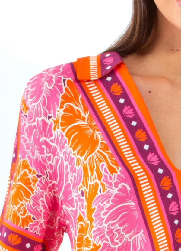 Colcci - Blusa Estampada Rosa 6