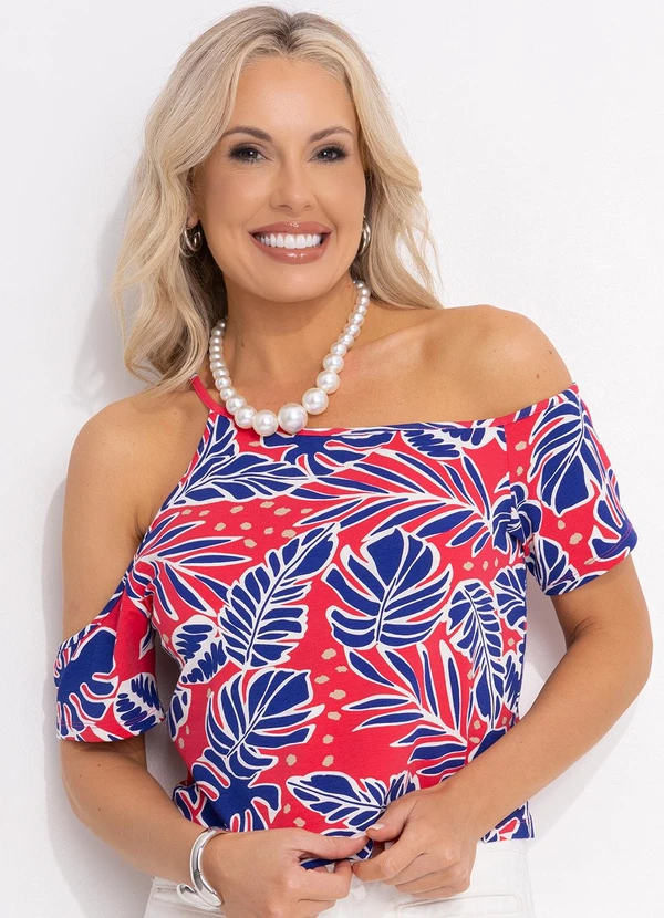 Bimini - Blusa Estampado em Malha de Viscose