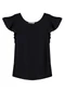Malwee - Blusa Evasê em Viscose Bordô - variação: Preto