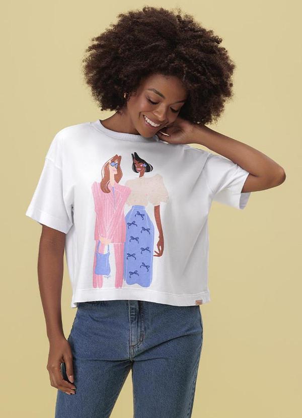 Angel - Blusa Fashion Girls Branco