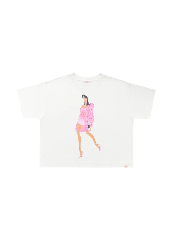 Angel - Blusa Fashion Girls Branco