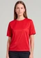 Infinita Cor - Blusa Feminina 100% Poliéster Básica Rosa - variação: Vermelho