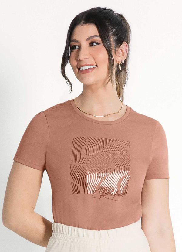 Habana - Blusa Feminina Adulta Confortavel Marrom