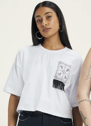 Marialicia - Blusa Feminina Adulto Branco - MARIALICIA