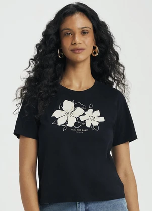 Marialicia - Blusa Feminina Adulto Preto - MARIALICIA