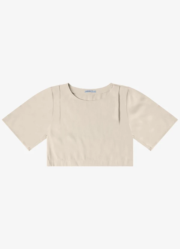 Endless - Blusa Feminina  Alfaiataria Bege 2