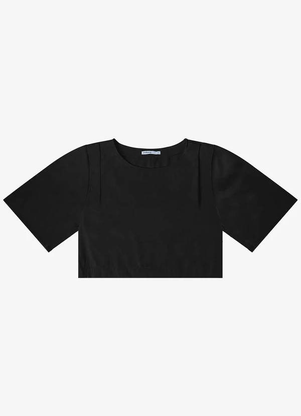 Endless - Blusa Feminina  Alfaiataria Preto 5