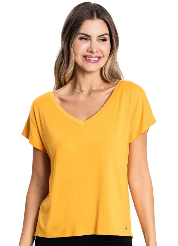 Blusa Feminina Amarelo Rovitex blusa-feminina-amarelo-rovitex