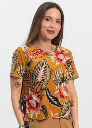 Infinita Cor - Blusa Feminina Amarelo - INFINITA COR