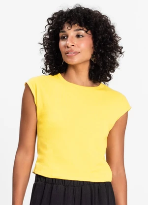 Infinita Cor - Blusa Feminina Amarelo - INFINITA COR