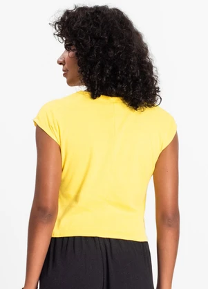 Infinita Cor - Blusa Feminina Amarelo - INFINITA COR