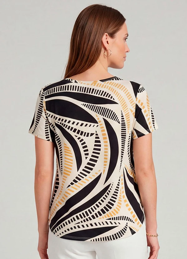 Infinita Cor - Blusa Feminina Amarelo 2