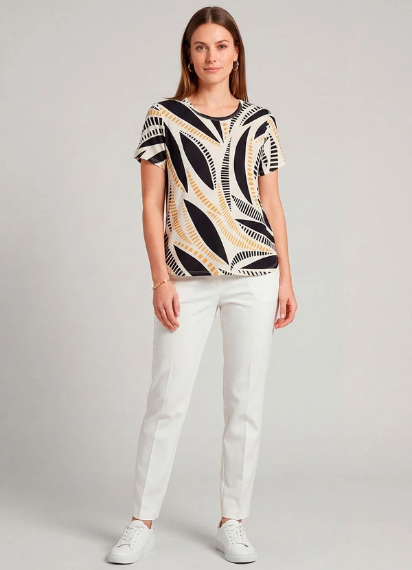 Infinita Cor - Blusa Feminina Amarelo 3