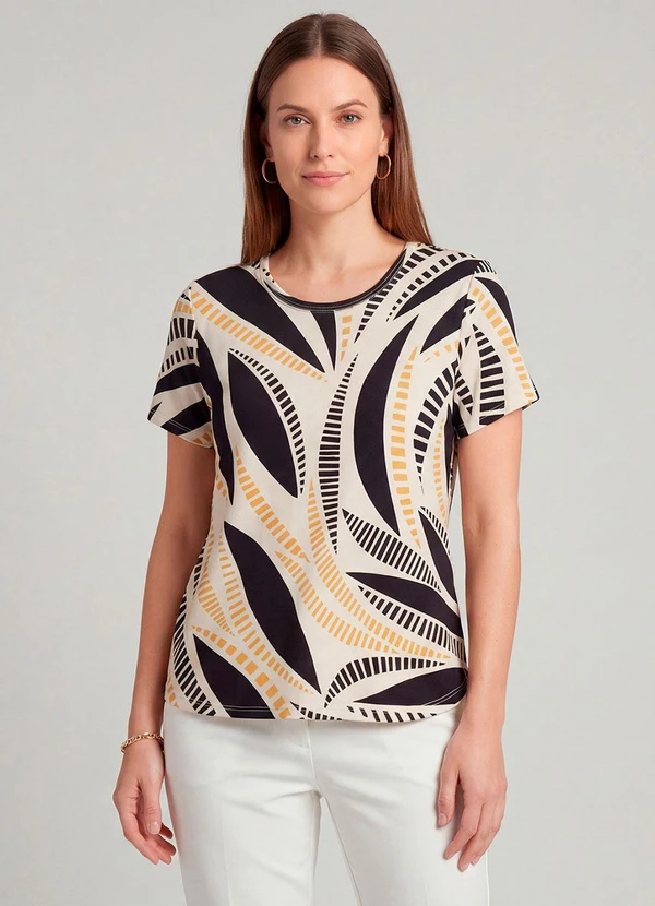 Infinita Cor - Blusa Feminina Amarelo 5