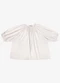 Endless - Blusa Feminina Ampla com Lastex em Viscose Bege - variação: Bege