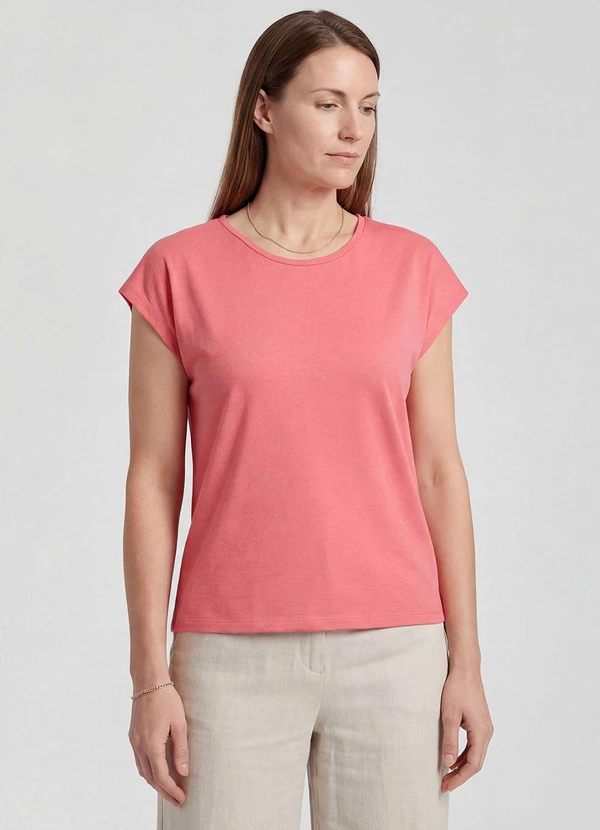 Infinita Cor - Blusa Feminina Ampla Rosa 5