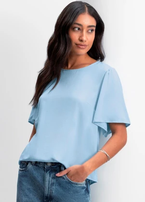 Essendi - Blusa Feminina Azul - ESSENDI