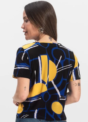 Infinita Cor - Blusa Feminina Azul - INFINITA COR