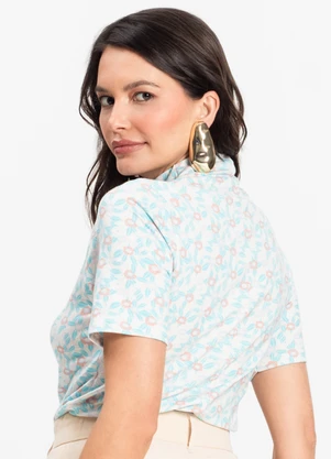 Infinita Cor - Blusa Feminina Azul - INFINITA COR