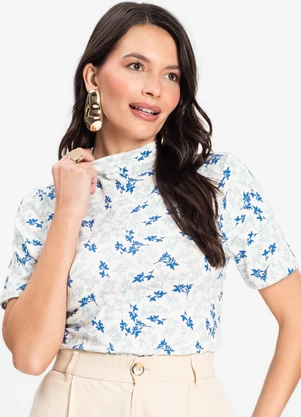 Infinita Cor - Blusa Feminina Azul - INFINITA COR