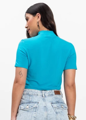 Infinita Cor - Blusa Feminina Azul - INFINITA COR