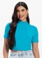 Infinita Cor - Blusa Feminina Bege - variação: Azul