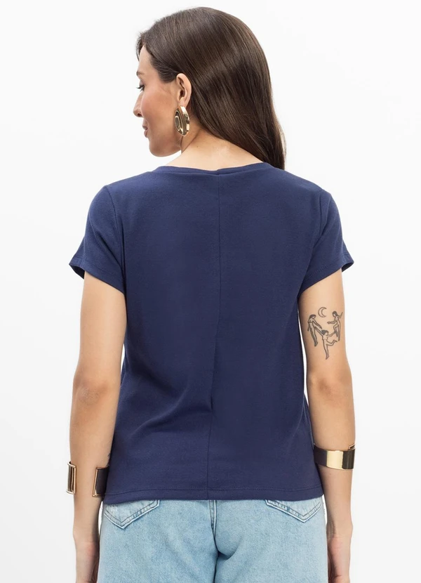 Infinita Cor - Blusa Feminina Azul 2