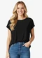Infinita Cor - Blusa Feminina Preto - variação: Azul