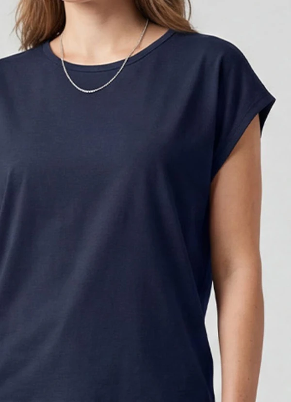 Infinita Cor - Blusa Feminina Azul 3