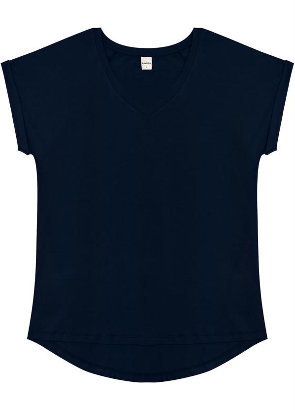 Rovitex - Blusa Feminina Básica Azul 4