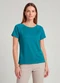 Infinita Cor - Blusa Feminina Básica Vermelho - variação: Azul
